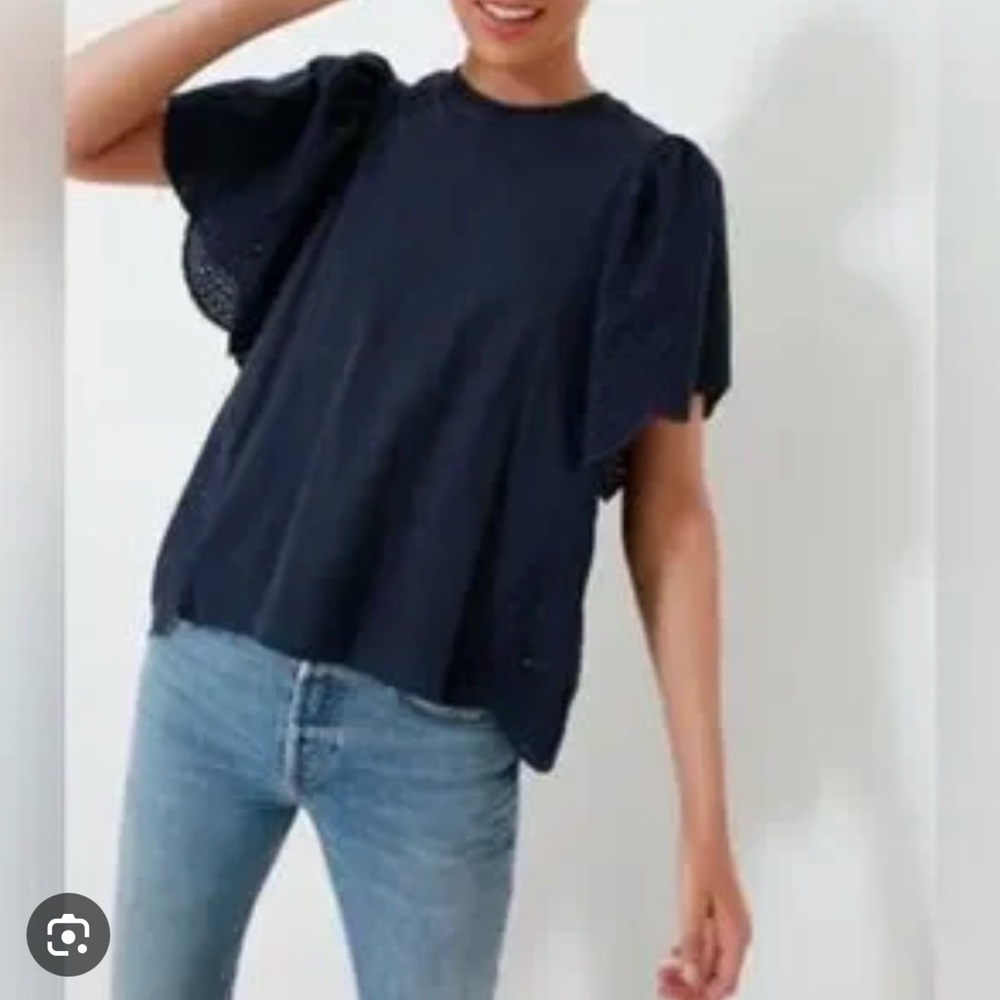 Pomander Place Emi Eyelet Lace Tee